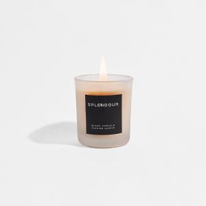 Black Vanilla Scented Candles