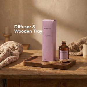 Diffuser + Wooden Tray Bundle